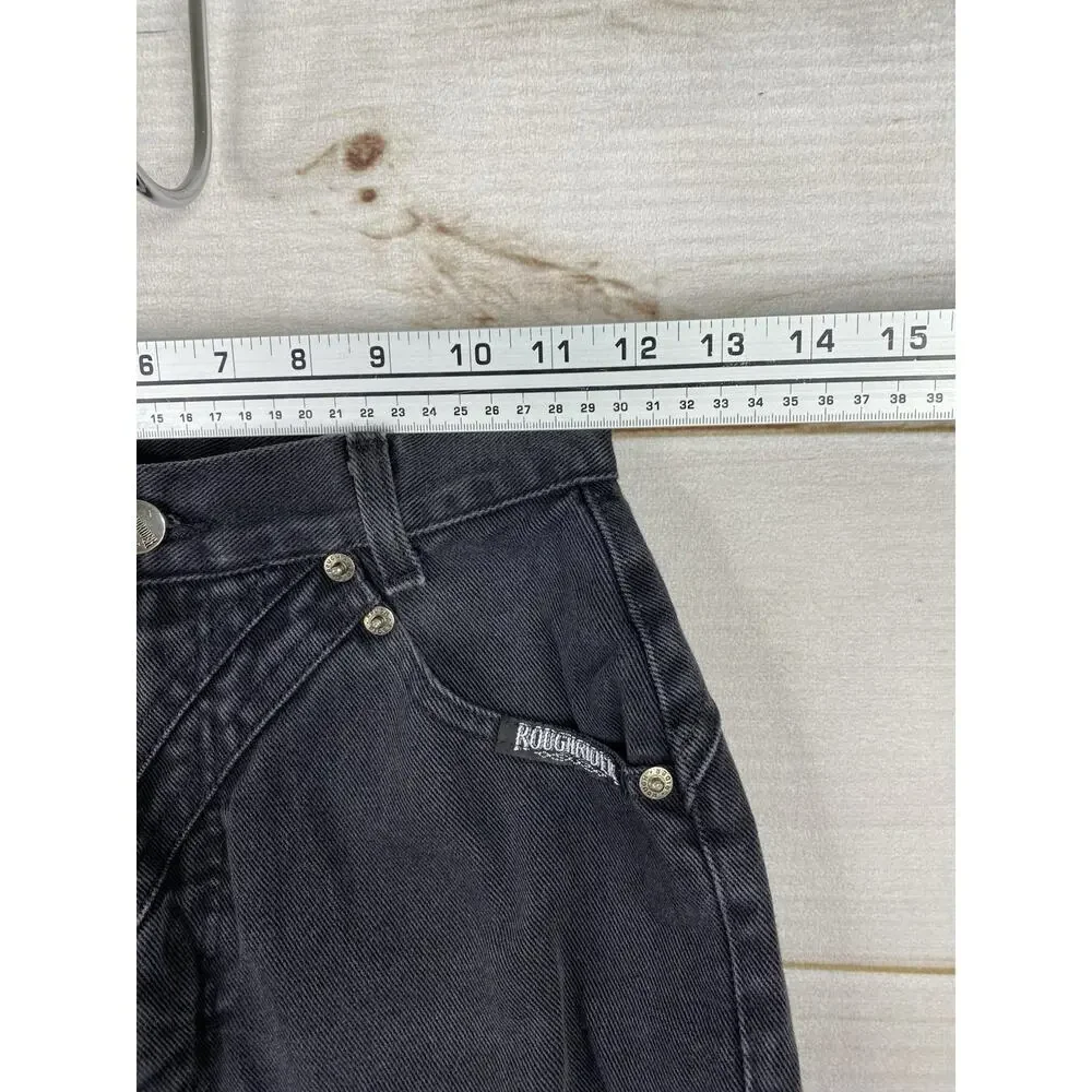 Roughrider By Circle T Jeans Women's 4 Black Vintage 80s Western Rodeo Cowgirl